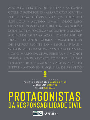 cover image of Protagonistas da Responsabilidade Civil